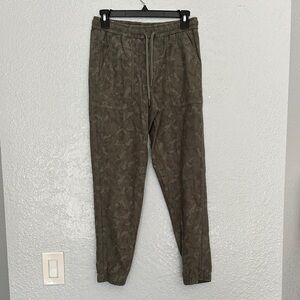 Athleta Camouflage Green Joggers